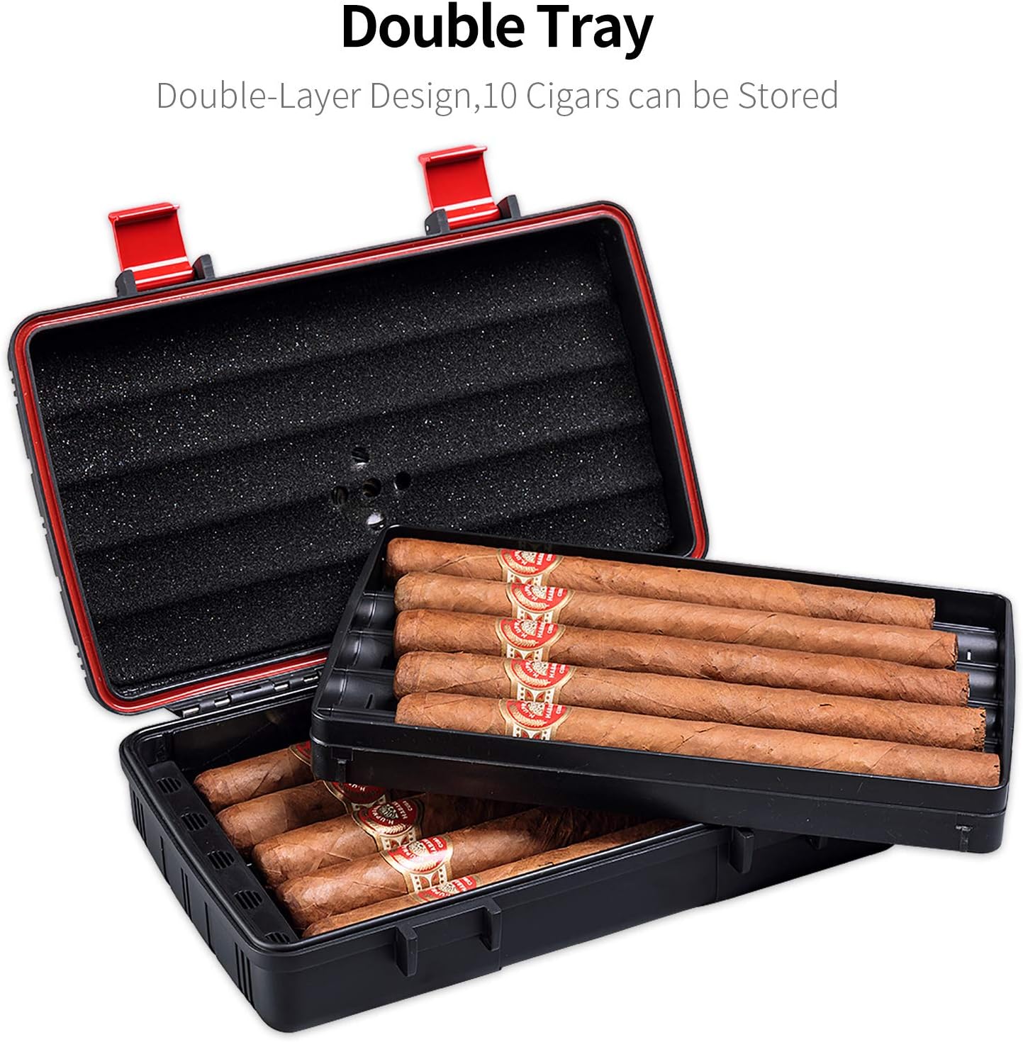 Zigarren Humidor, Rot