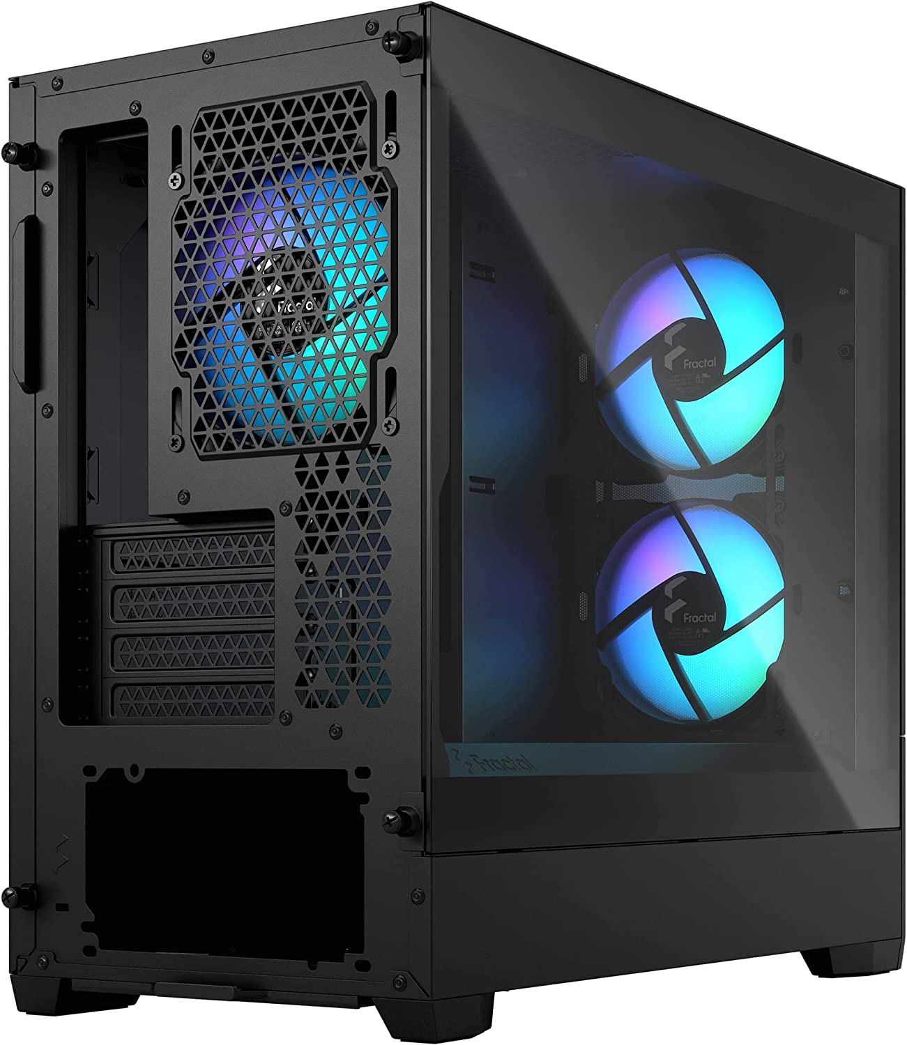 Pop Mini Air RGB Black TG Clear Tint, Tower-Gehäuse