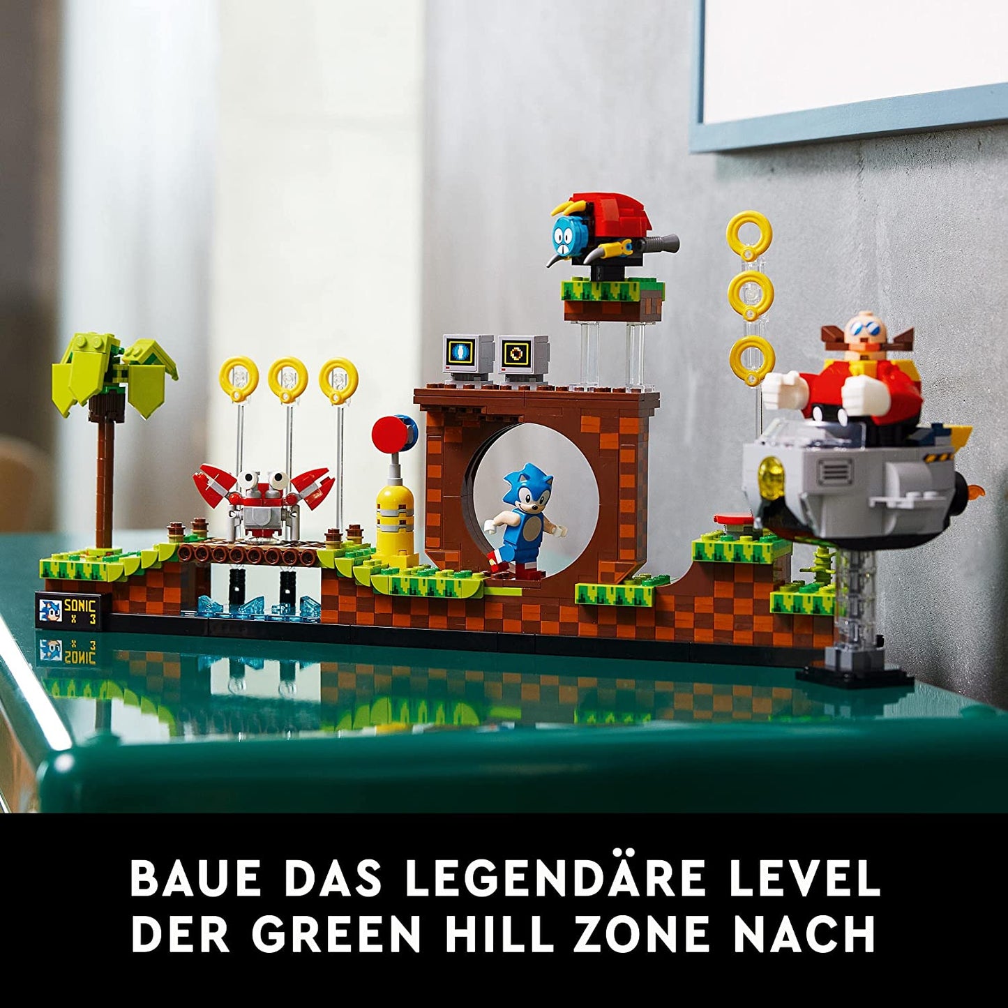 21331 Ideas Sonic the Hedgehog - Green Hill Zone, Konstruktionsspielzeug