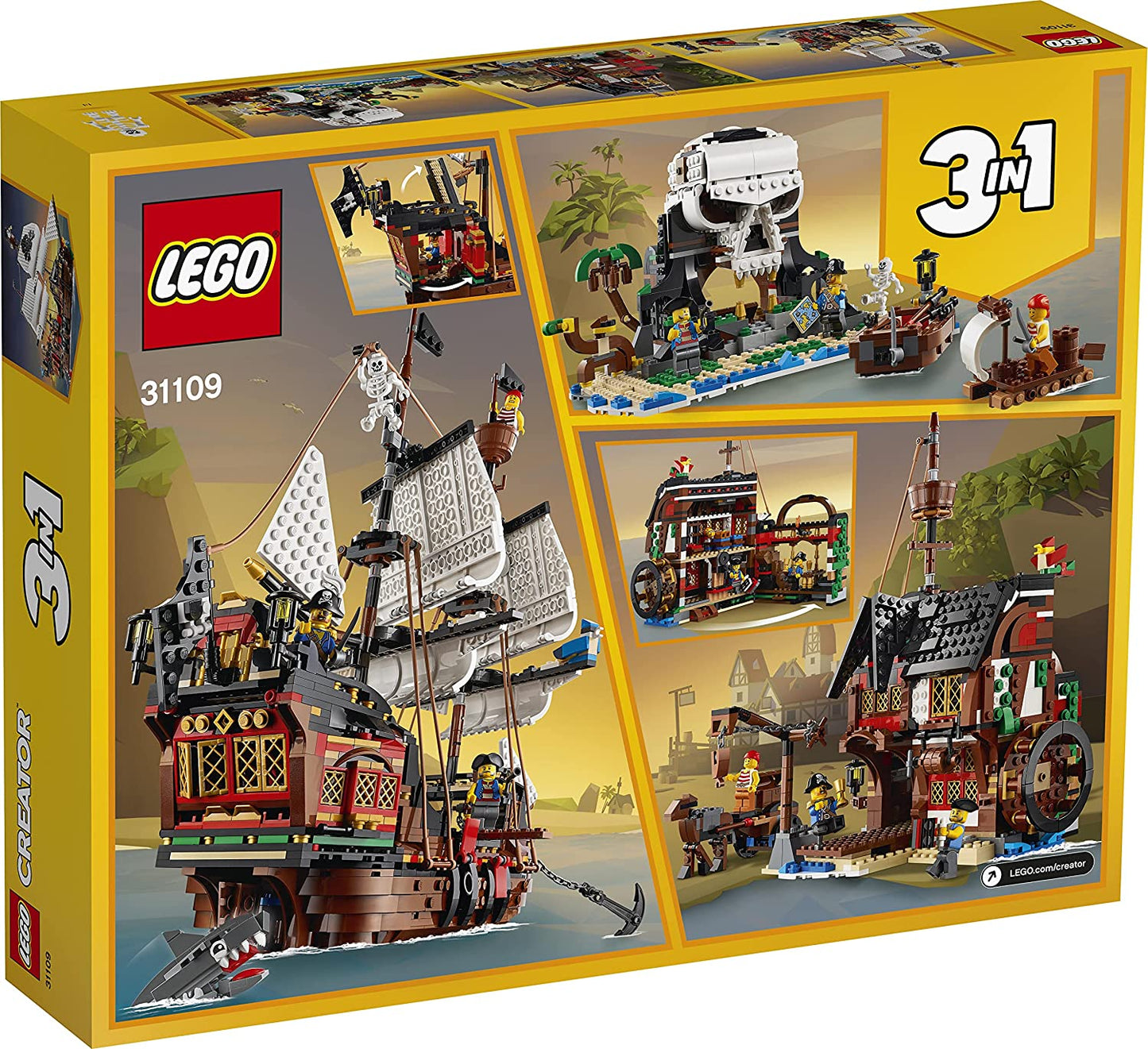 31109 Creator Piratenschiff, Konstruktionsspielzeug