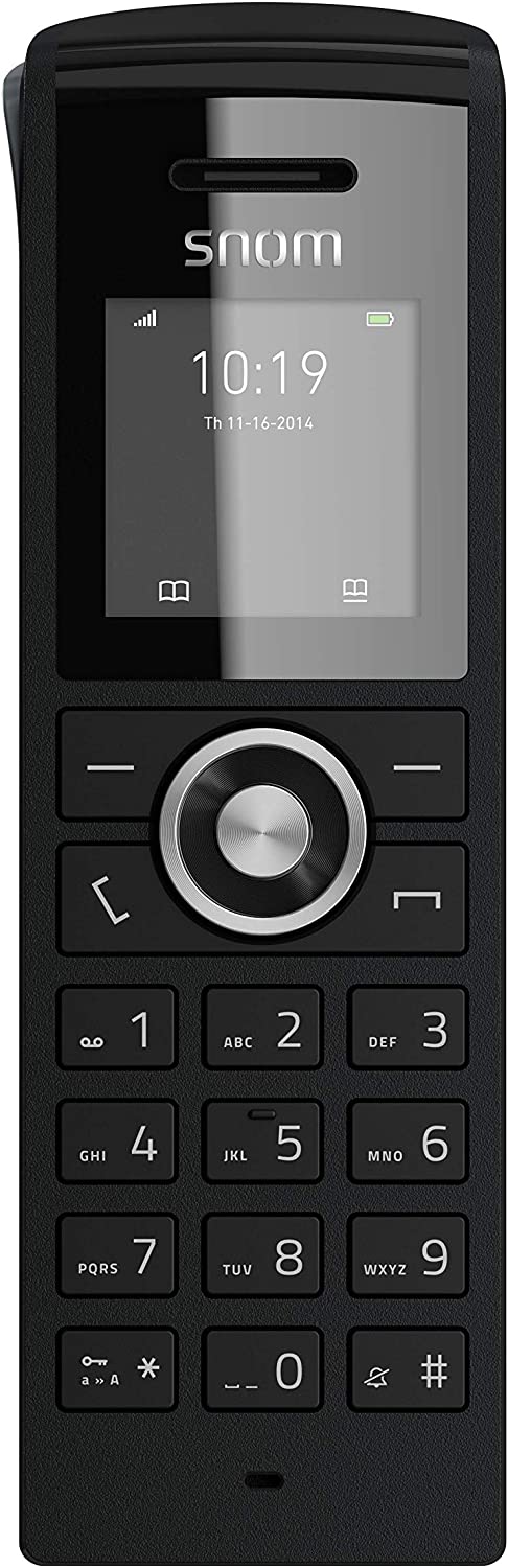 m25 DECT Mobilteil mit Ladeschale, IP-DECT Mobilteil M25 Single