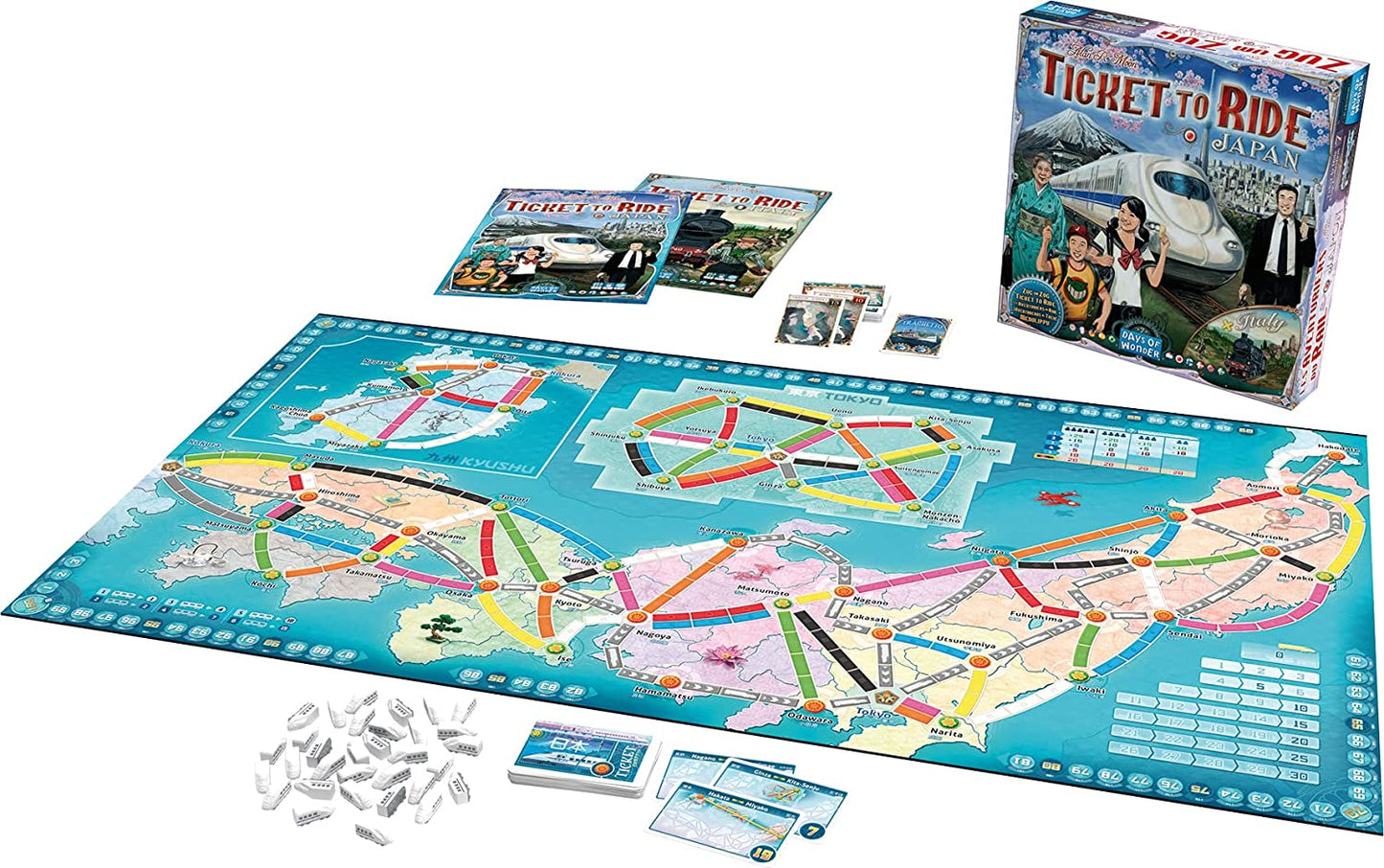 Zug um Zug: Japan & Italien, Brettspiel