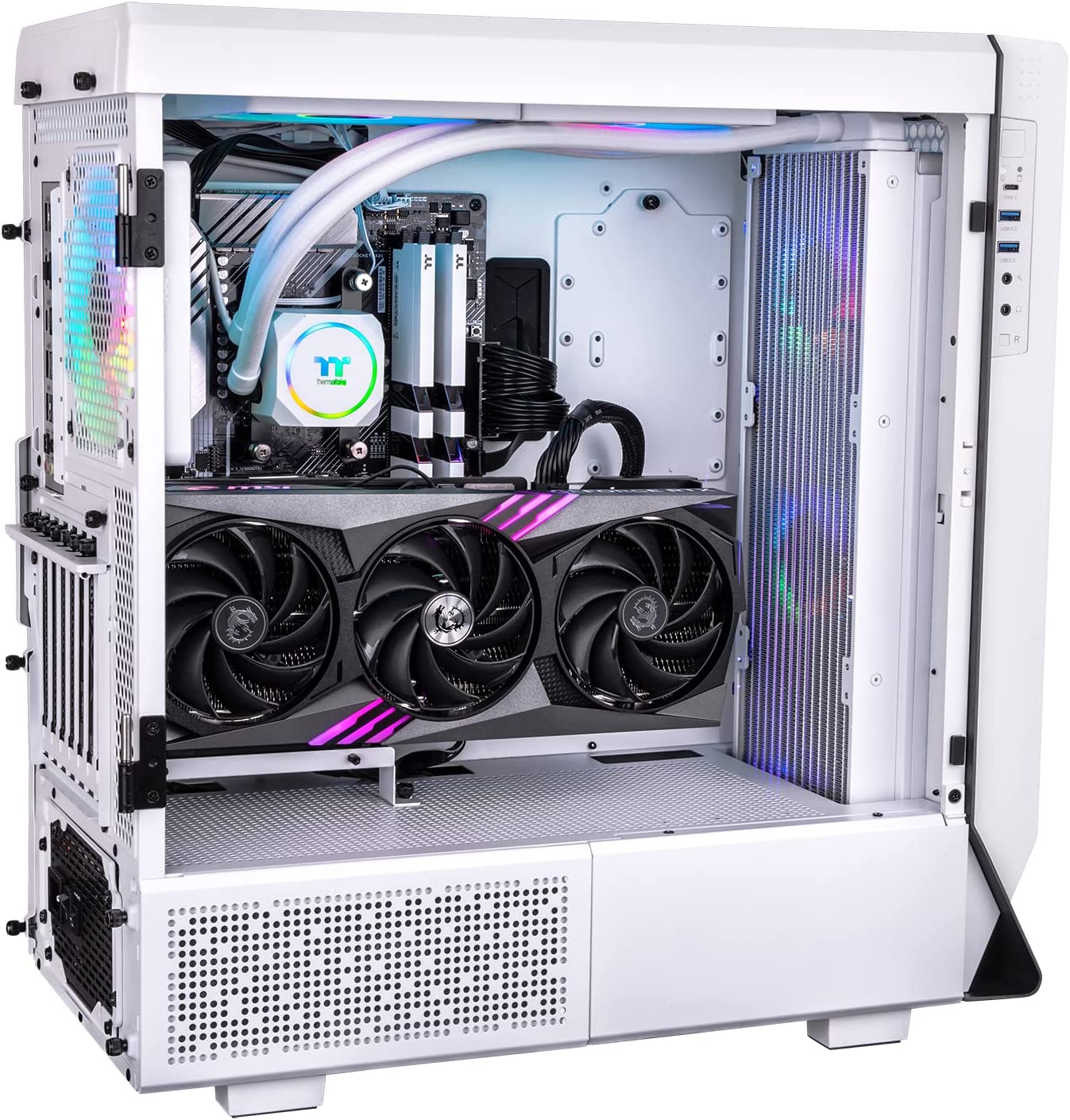 TH420 ARGB Sync All-In-One Liquid Cooler - Snow Edition 420mm, Wasserkühlung