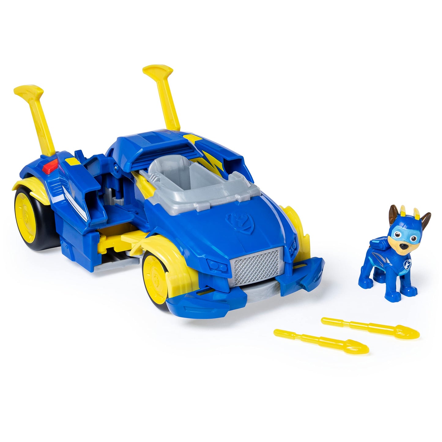 Paw Patrol, Mighty Pups Super Paws - Chases Powered Up Fahrzeug, Spielfahrzeug