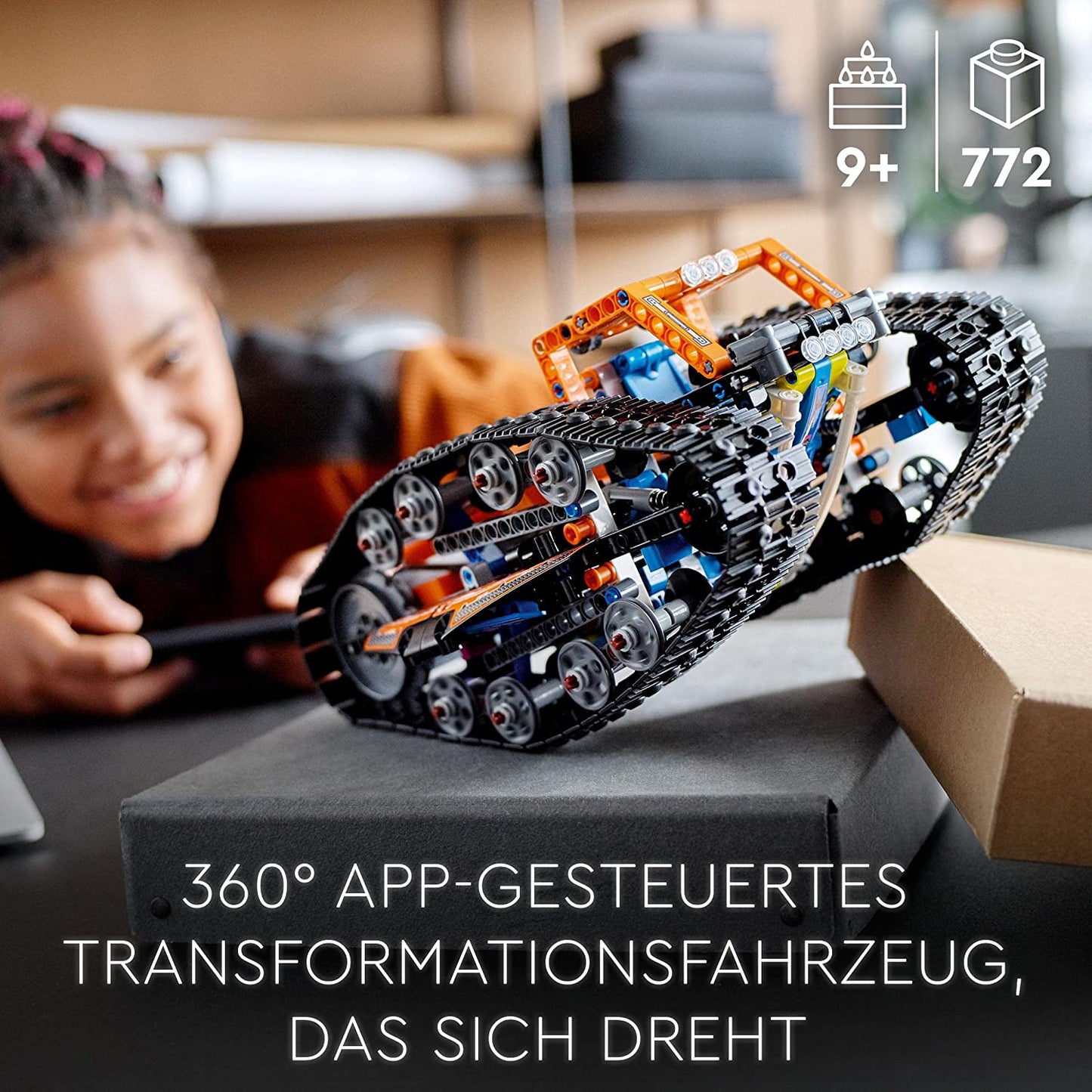 42140 Technic App-gesteuertes Transformationsfahrzeug, Konstruktionsspielzeug