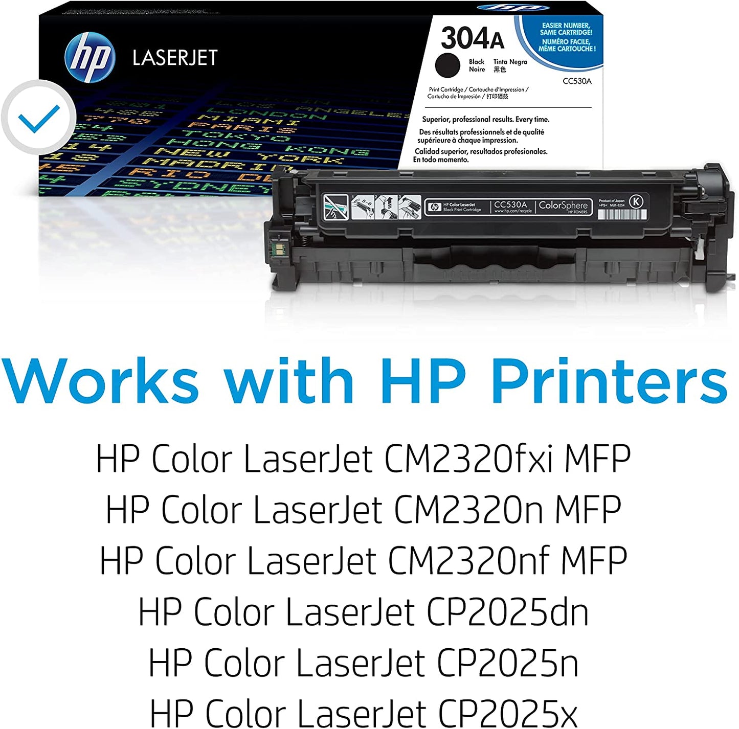 Toner schwarz 304A (CC530A)
