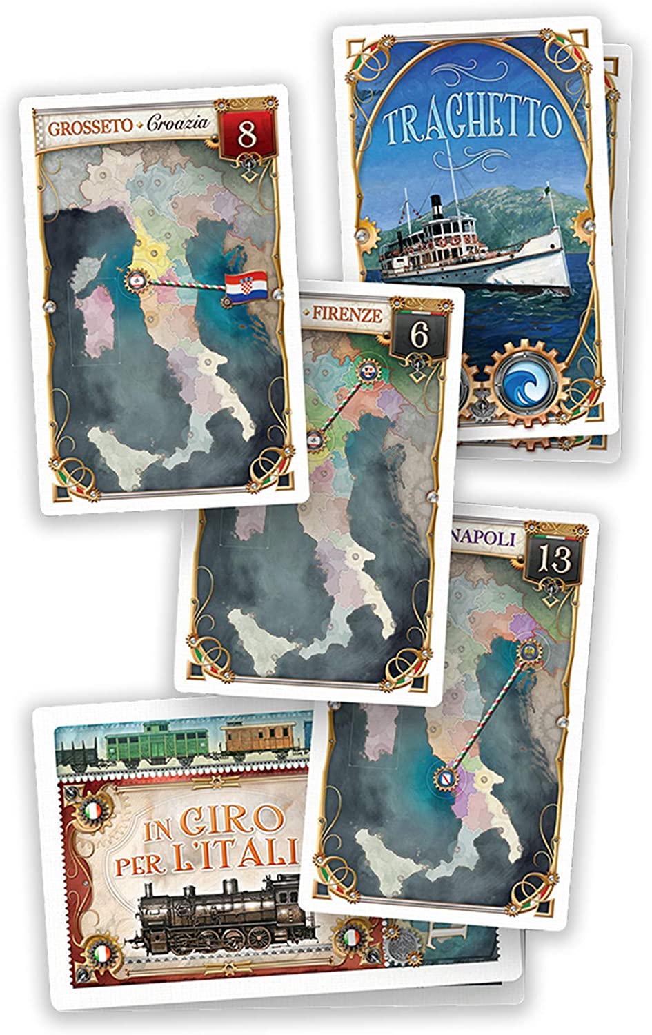 Zug um Zug: Japan & Italien, Brettspiel