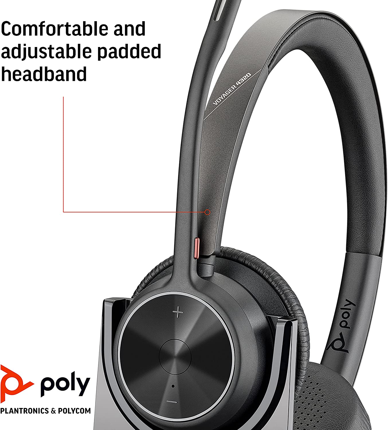 Voyager 4320 UC, Headset