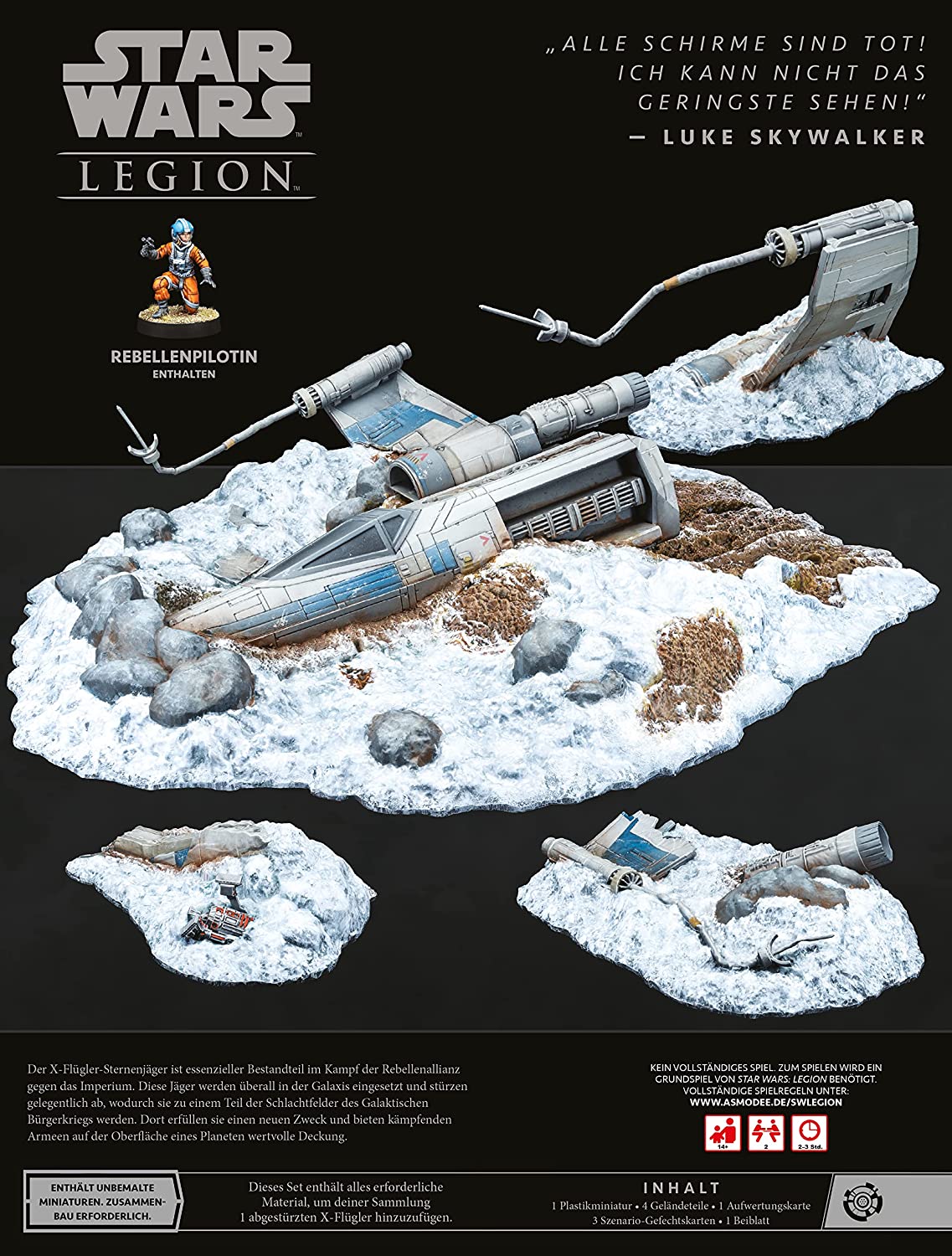 Star Wars: Legion - Abgestürzter X-Flügler, Tabletop