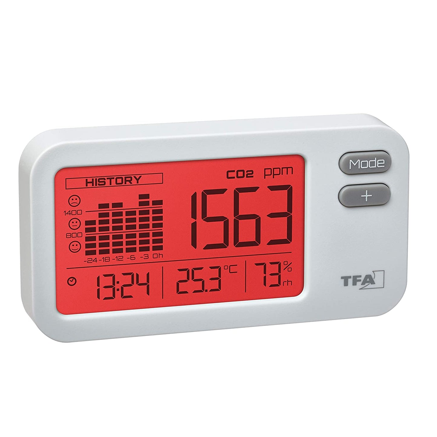 Dostmann CO?-Monitor AIRCO2NTROL COACH 31.5009, CO2-Messgerät, Weiss