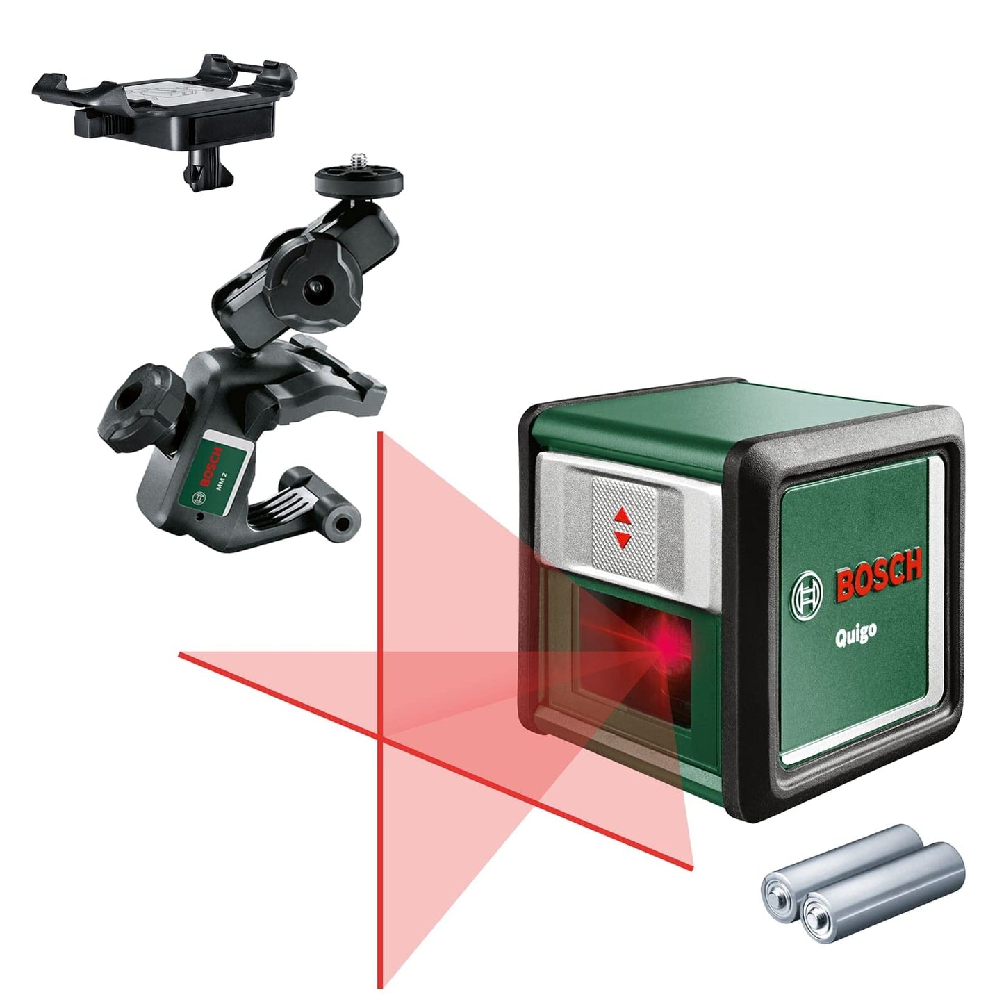 Kreuzlinienlaser Quigo, mit Klemme