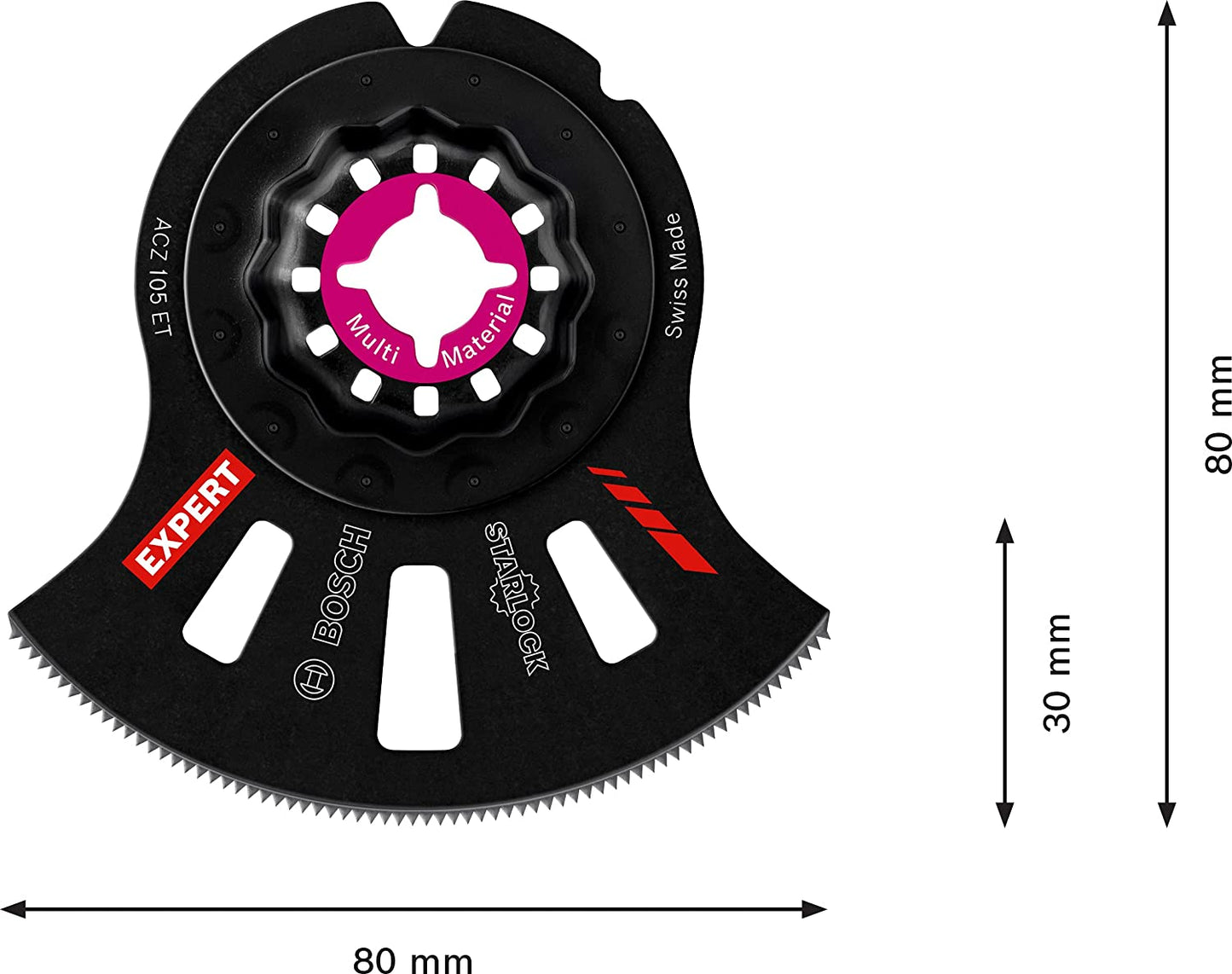 Expert Carbide Segmentsägeblatt ACZ 105 ET MultiMaterial