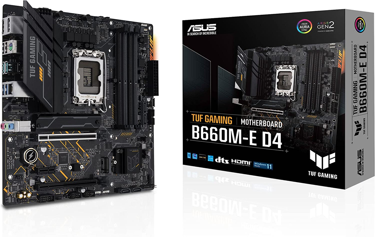 TUF GAMING B660-PLUS WIFI D4, Mainboard