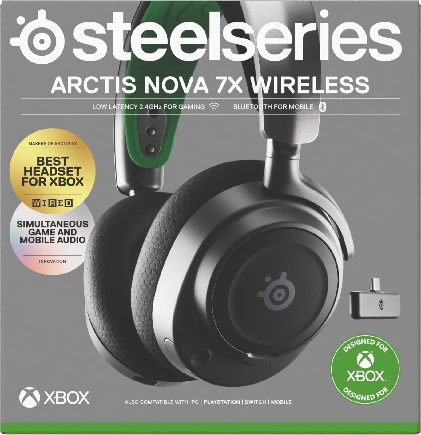 Arctis Nova 7X, Gaming-Headset, Gen 1 - Schwarz