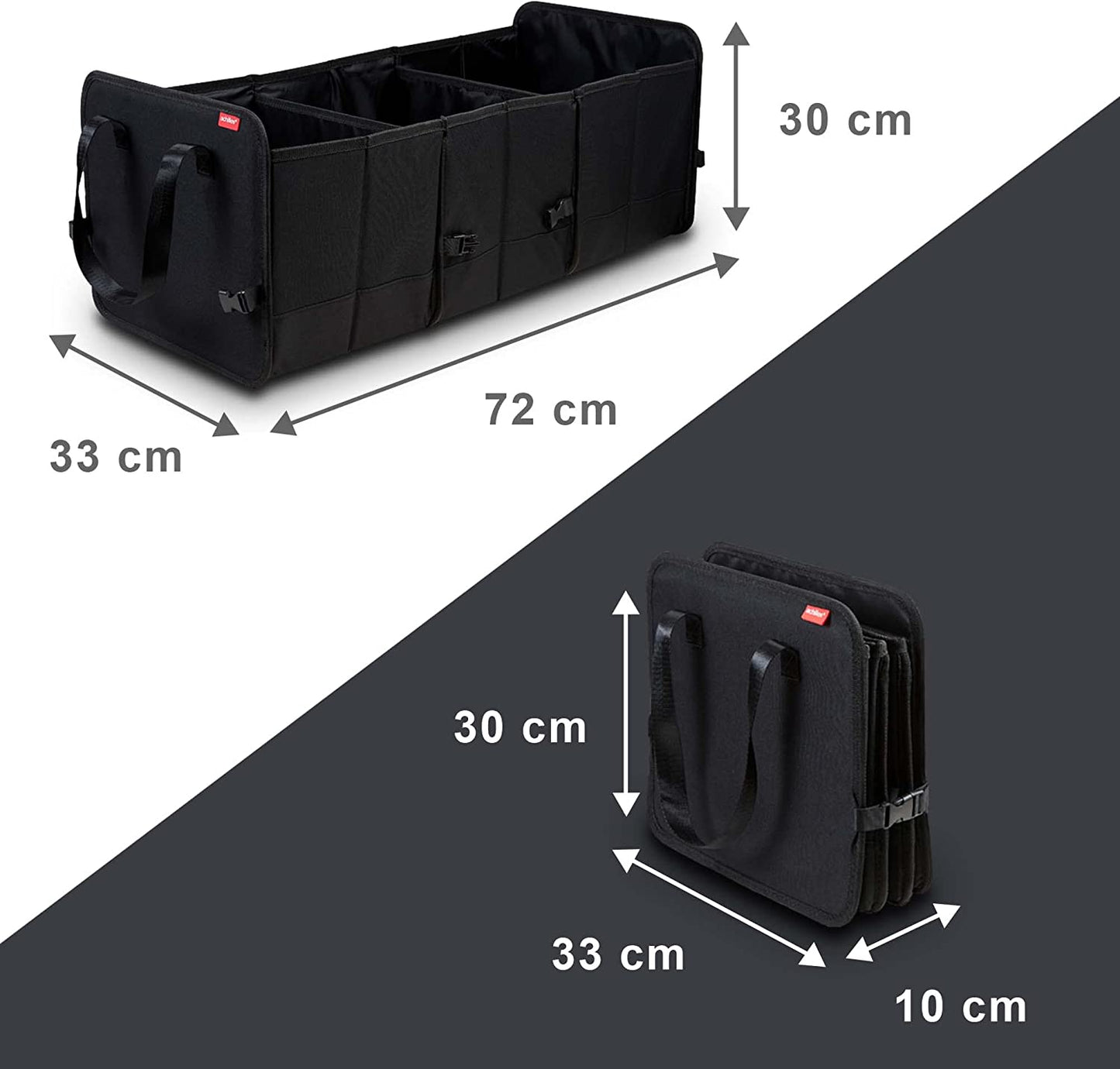 Faltbare Autobox, Faltbare Autobox, schwarz