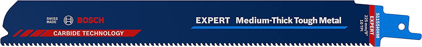 Expert Säbelsägeblatt ‘Medium-Thick Tough Metal’ S 1155 HHM, 3 Stück