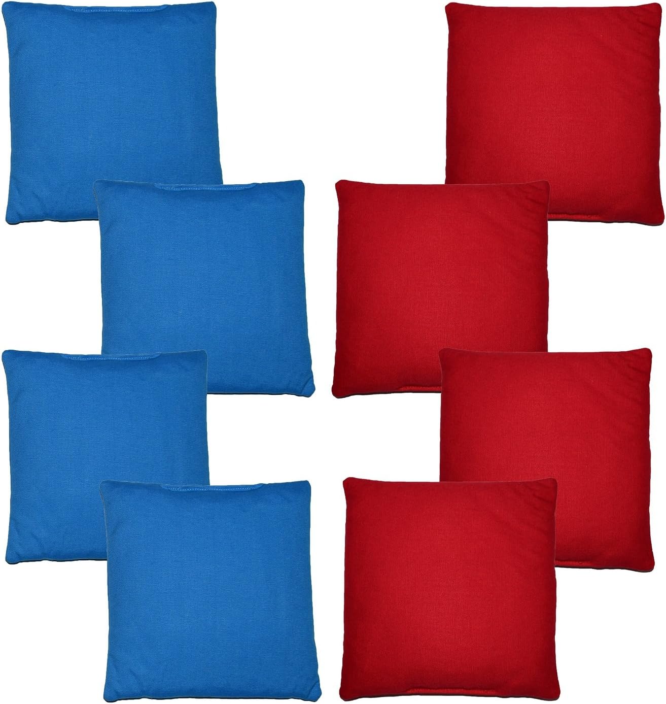Wurfsäckchen Set, 4 rot & 4 blau