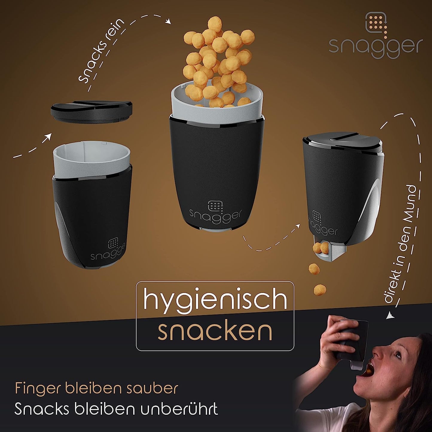 Snackspender, Doppelpack Black-edition