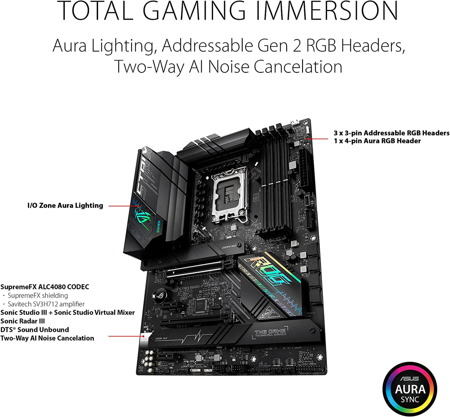 ROG STRIX B660-F GAMING WIFI, Mainboard