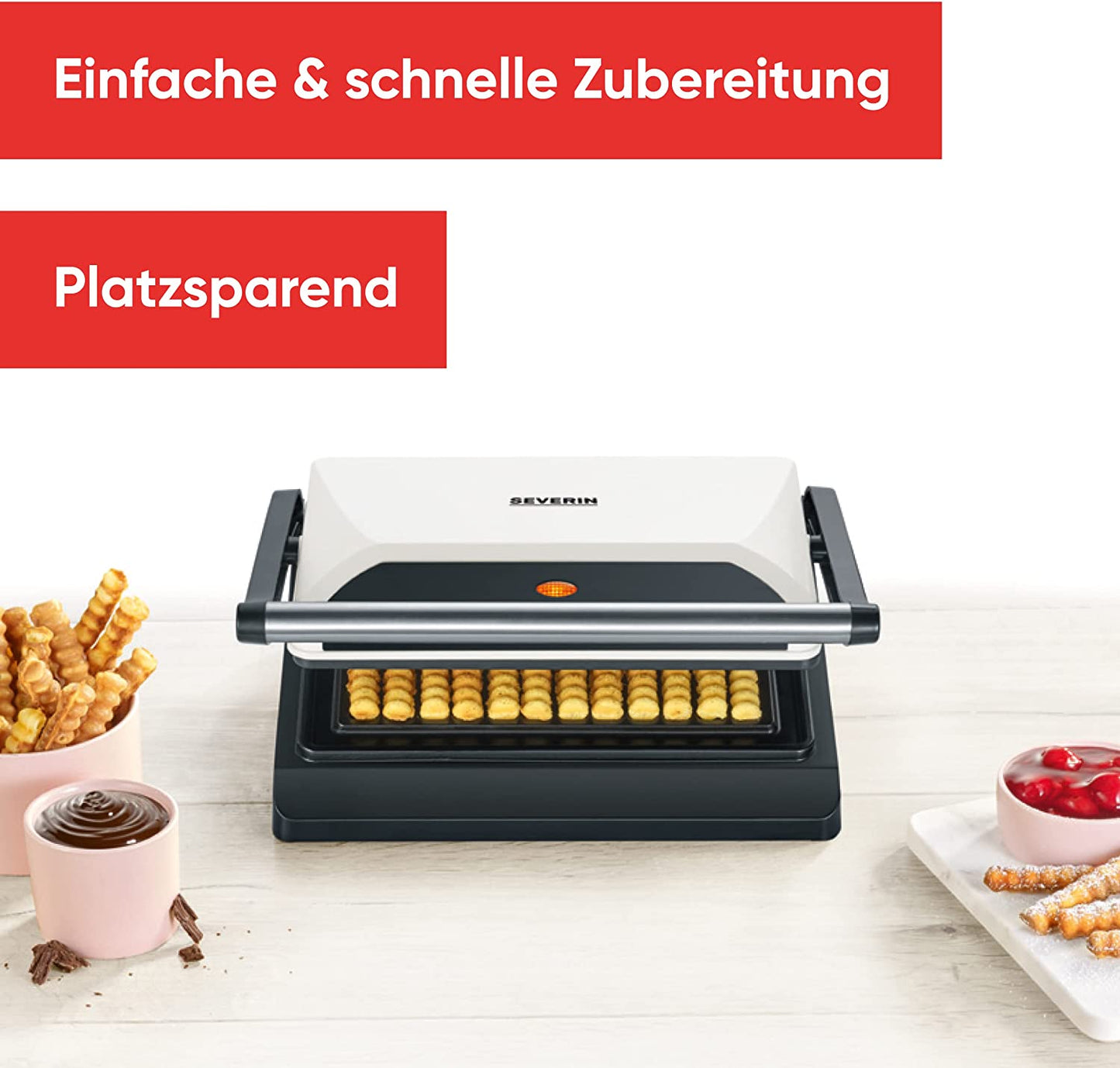 Waffelpommes-Maker, Waffeleisen, Waffelpommes-Maker