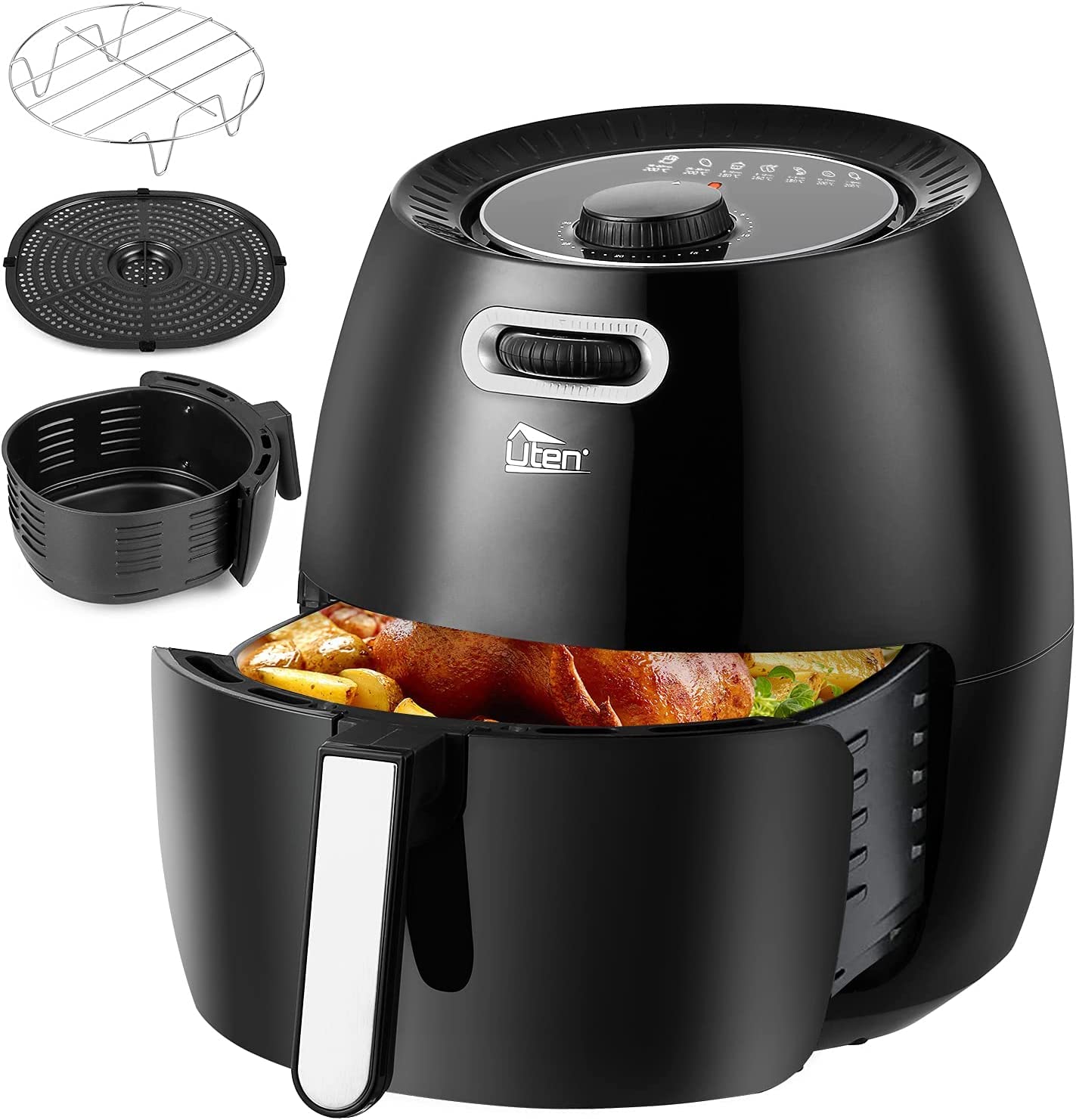 Airfryer XXL, Schwarz, 6,5L- Analog
