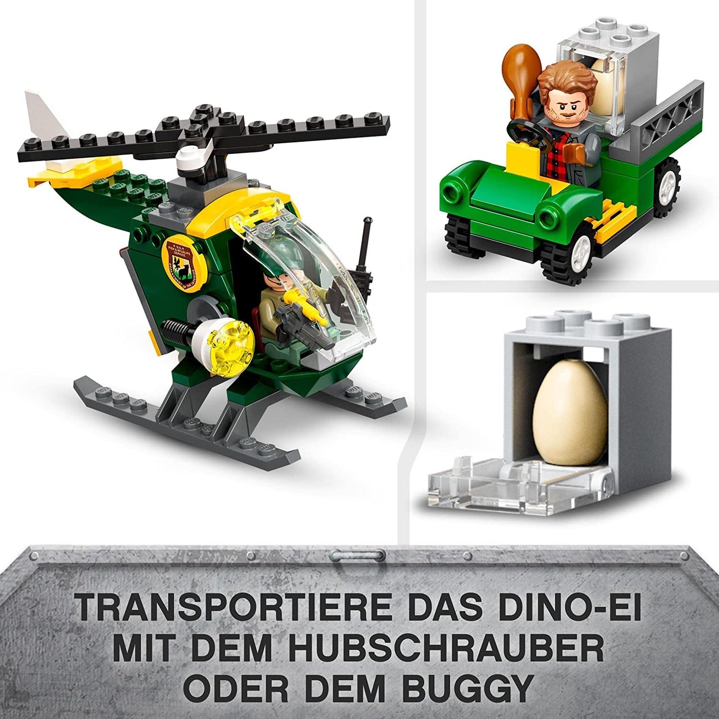 76944 Jurassic World T. Rex Ausbruch, Konstruktionsspielzeug