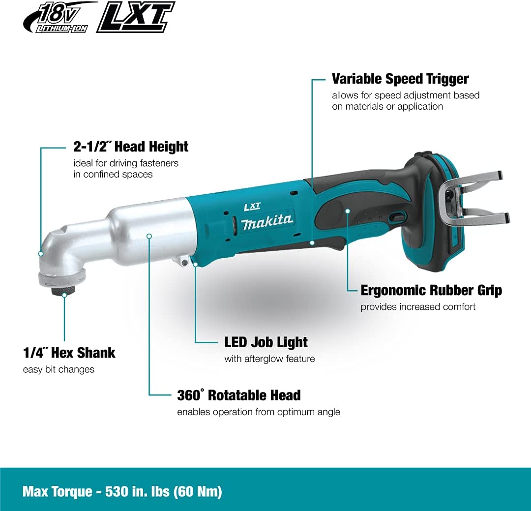 Akku-Winkelschlagschrauber DTL061Z, 18Volt, Single Akku-Winkelschlagschrauber