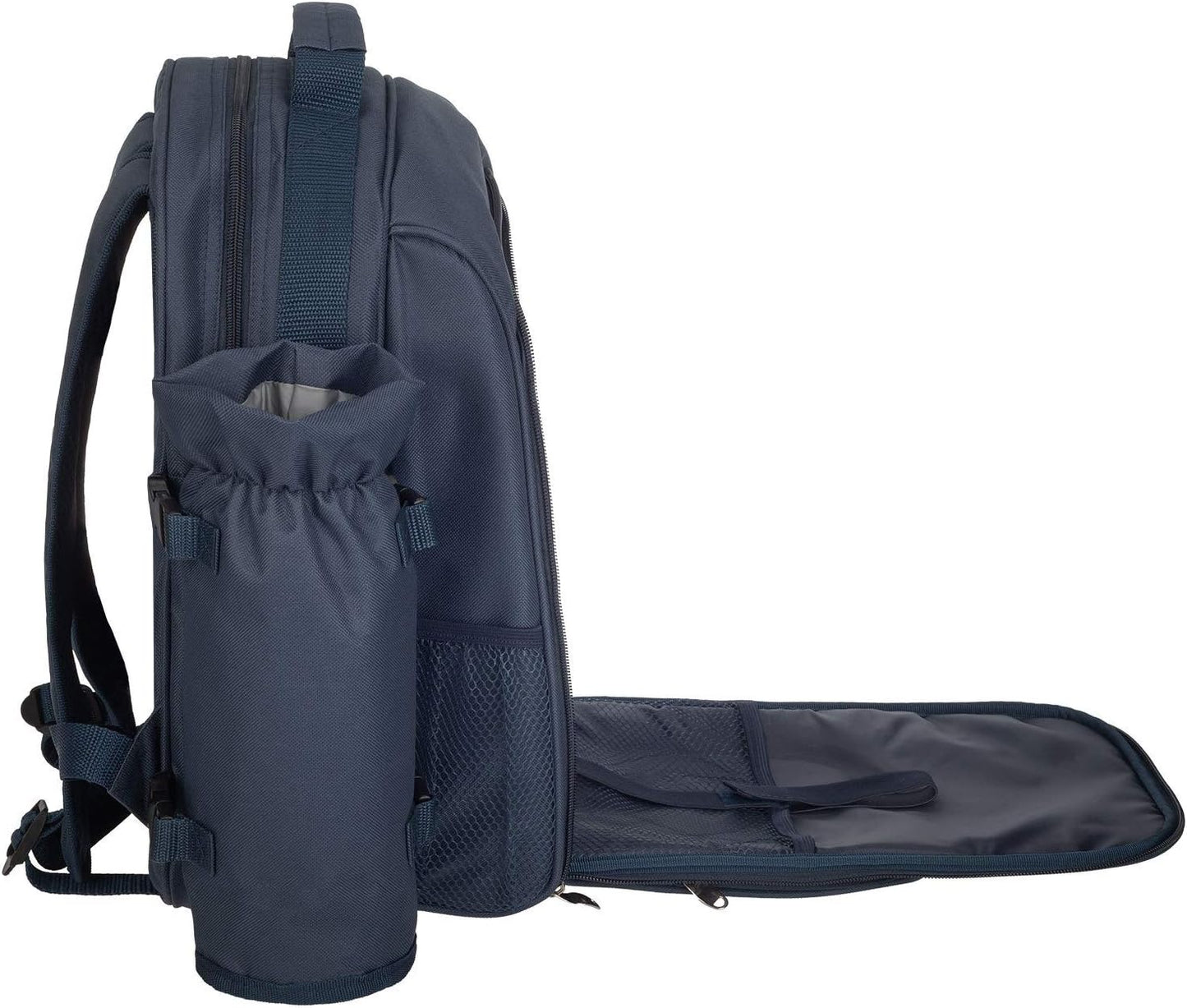 Picknickrucksack, Navy Blau Weiss