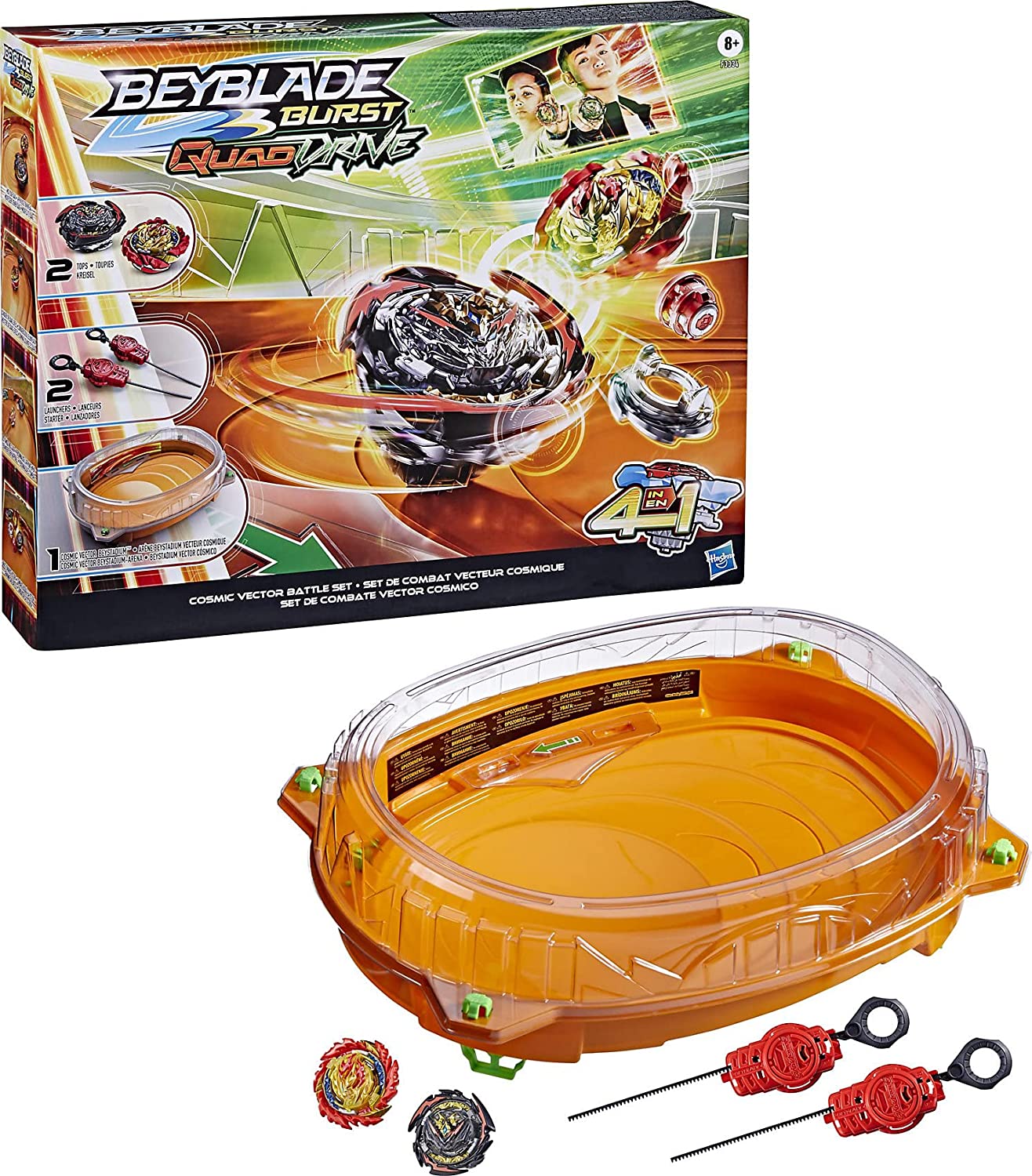 Beyblade Burst QuadDrive Cosmic Vector Battle Set, Geschicklichkeitsspiel