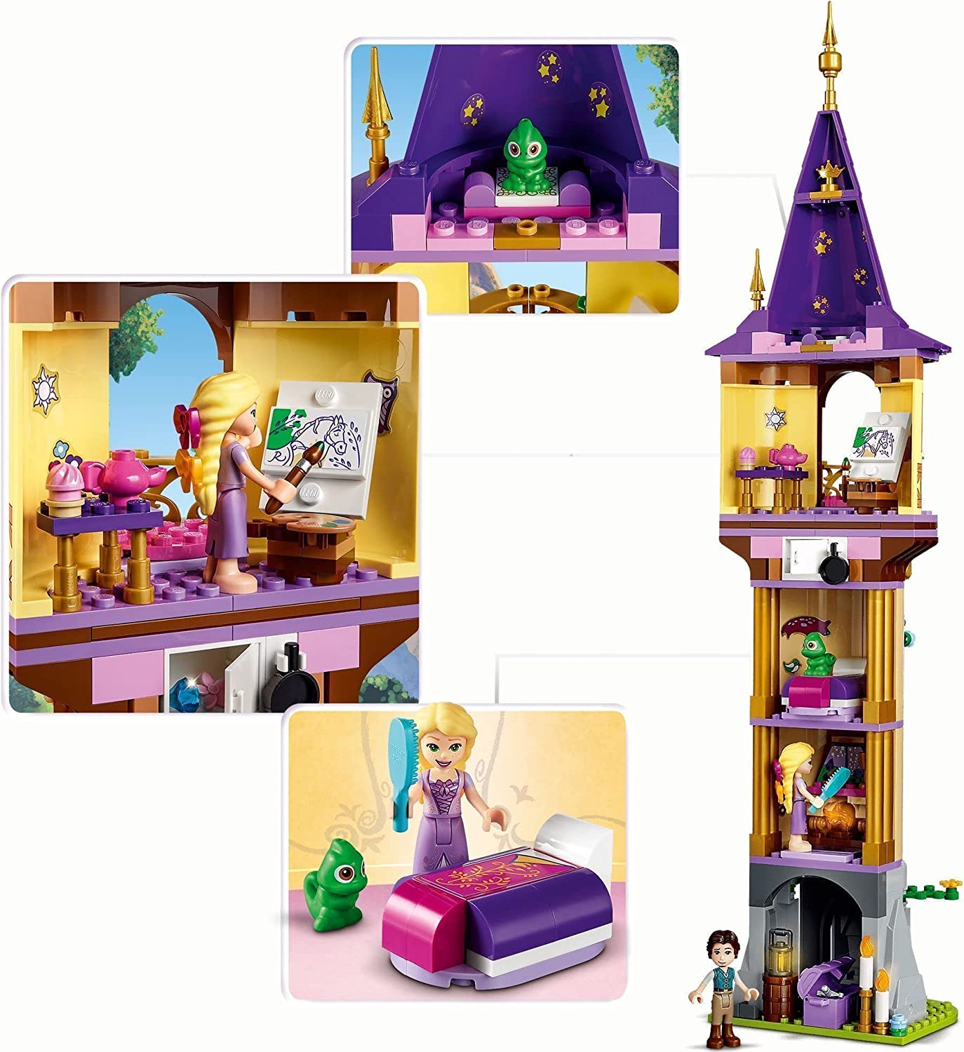 43187 Disney Princess Rapunzels Turm, Konstruktionsspielzeug
