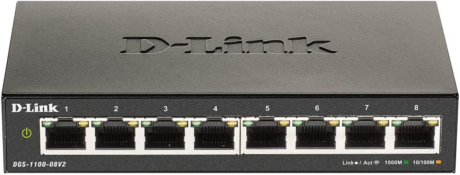 DGS-1100-08, Switch, 8 Port-8x1G Ohne PoE