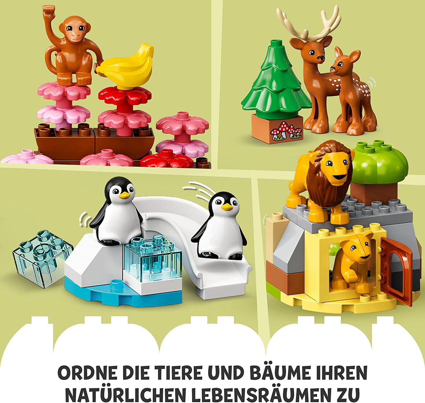 10975 DUPLO Wilde Tiere der Welt, Konstruktionsspielzeug