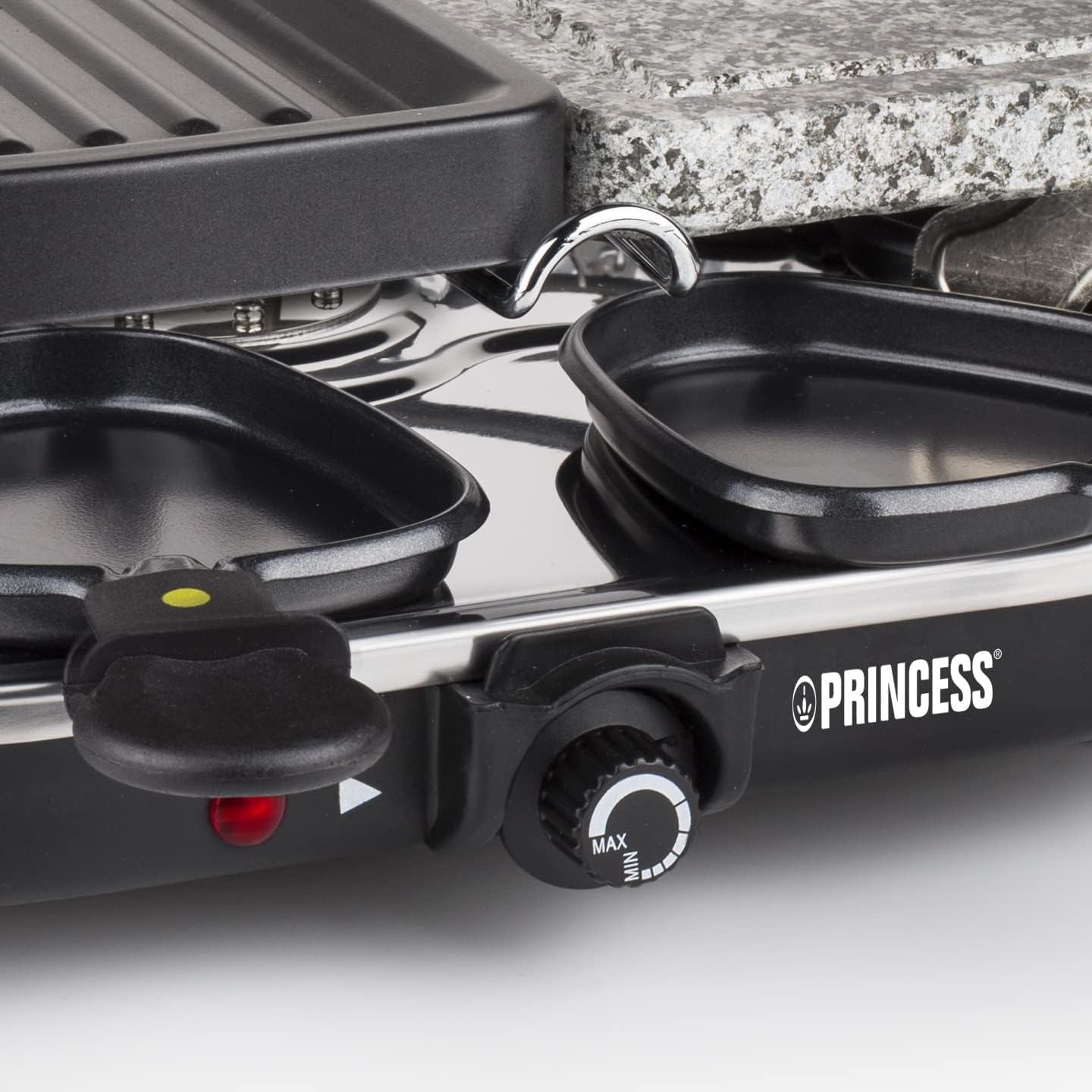 162710 Raclette 8 Oval Stone & Grill Party