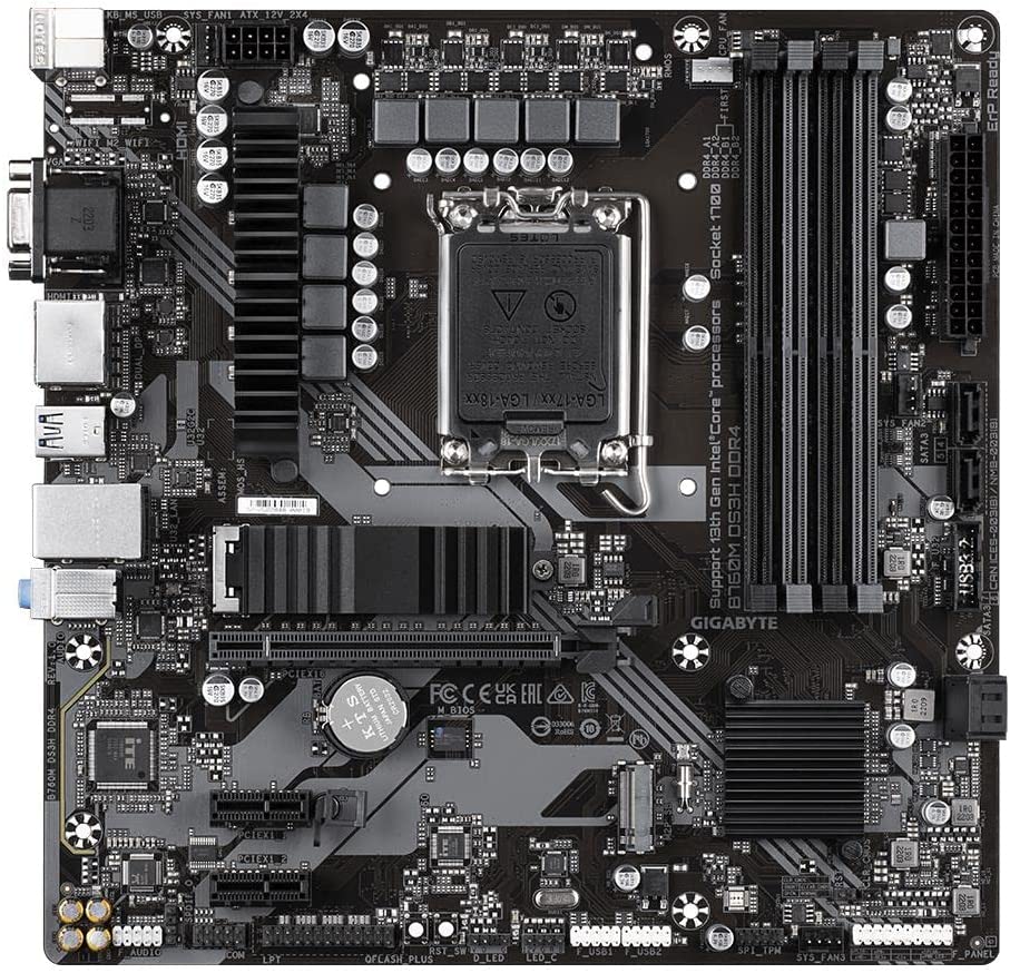 B760M DS3H DDR4, Mainboard