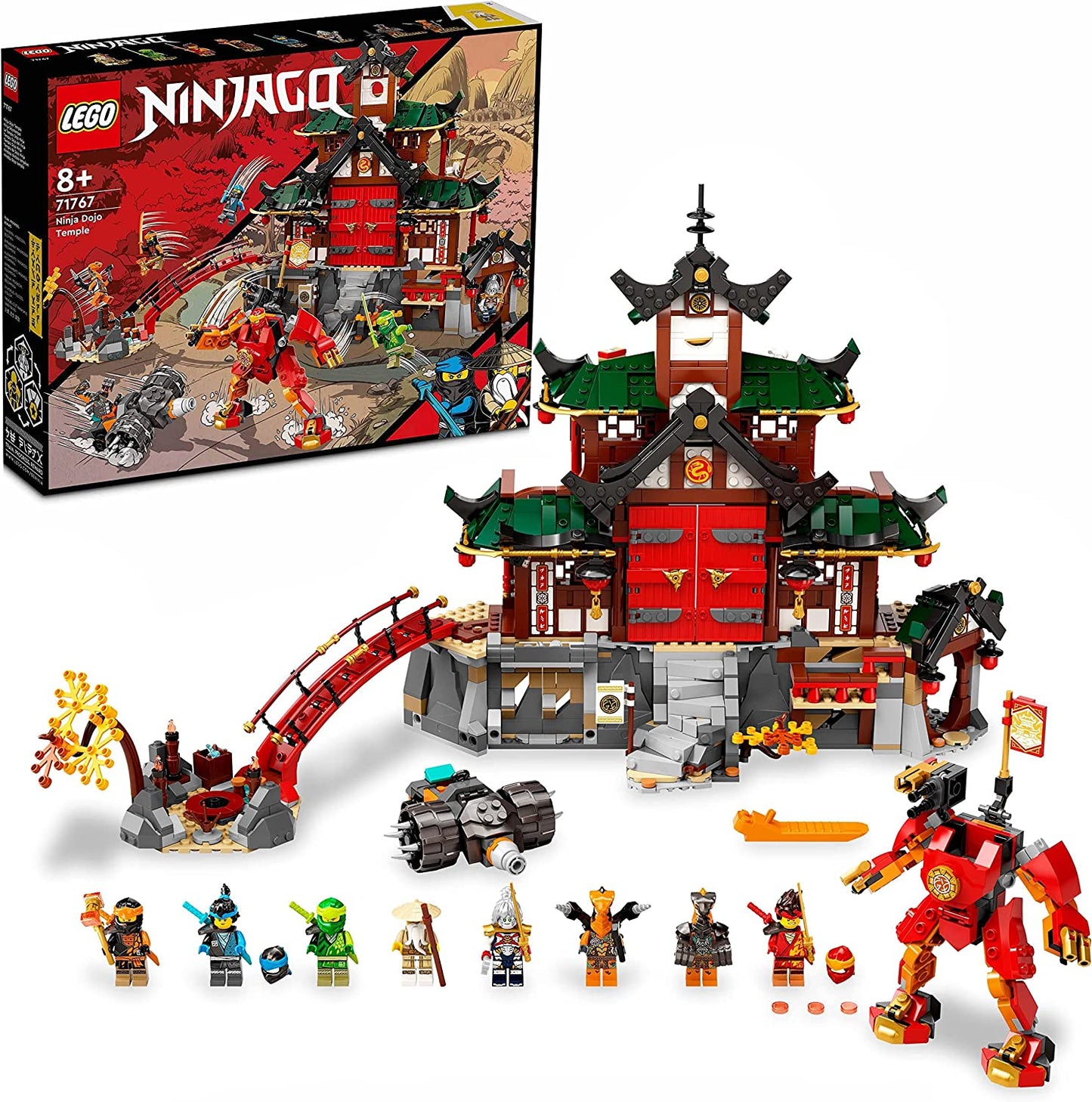 71767 NINJAGO Ninja-Dojotempel, Konstruktionsspielzeug