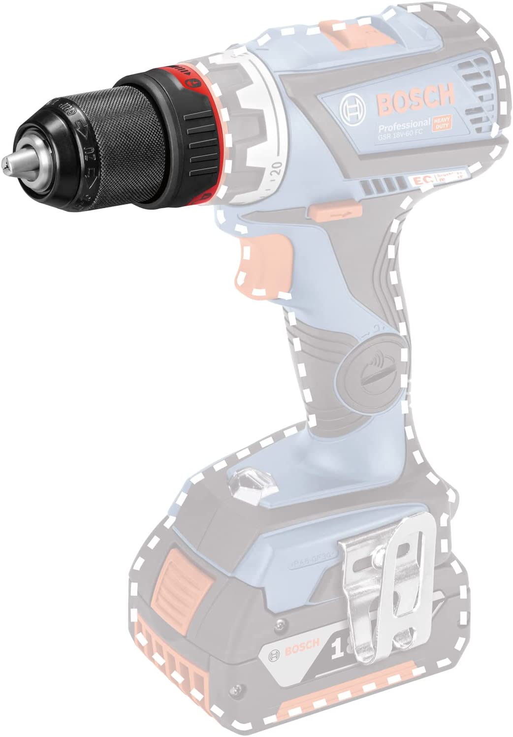 FlexiClick-Bohrfutteraufsatz GFA 18-M Professional