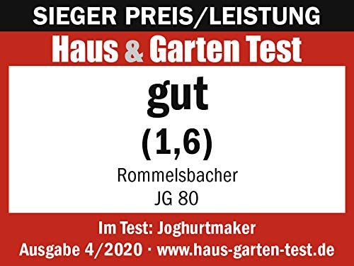 JG 80 "Jona", Joghurtbereiter
