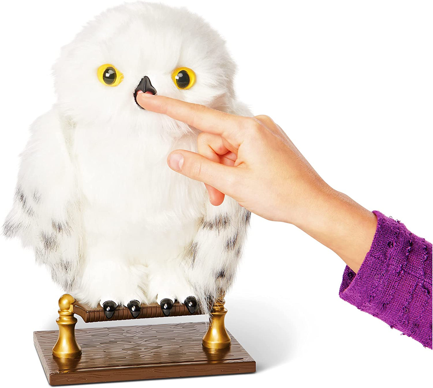 Wizarding World Harry Potter - Interaktive Plüsch-Eule Hedwig, Kuscheltier