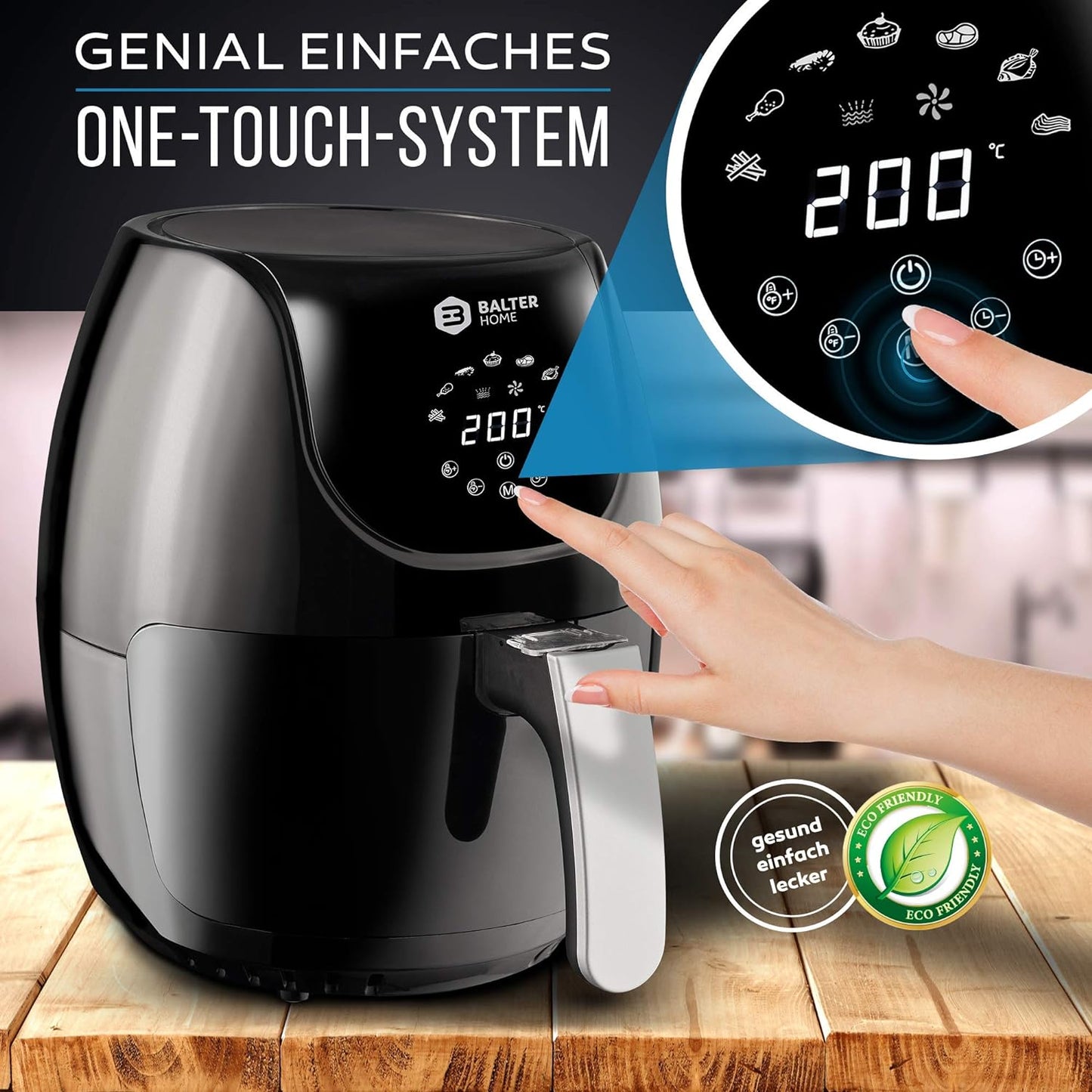 Heissluftfritteuse XL Touch / HL-360