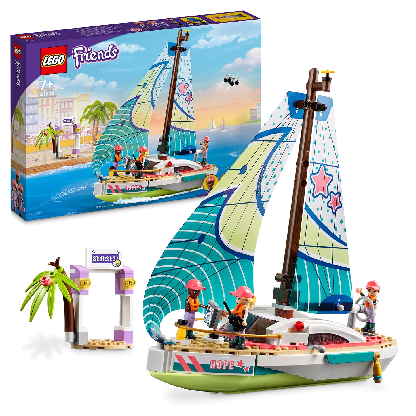 41716 Friends Stephanies Segelabenteuer, Konstruktionsspielzeug