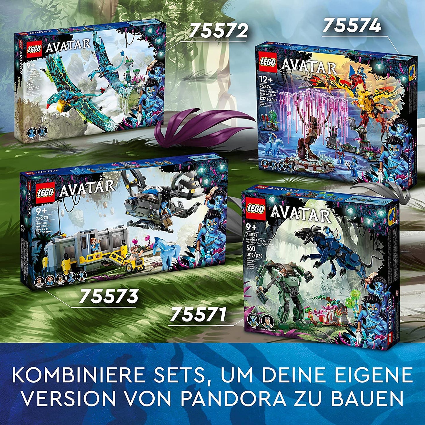 75573 Avatar Schwebende Berge: Site 26 und RDA Samson, Konstruktionsspielzeug