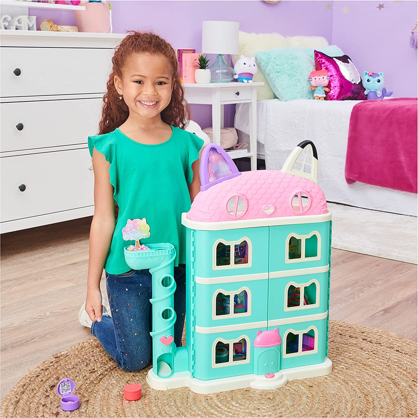 Gabby's Dollhouse Gabbys Purrfect Puppenhaus, Spielgebäude, Dollhouse