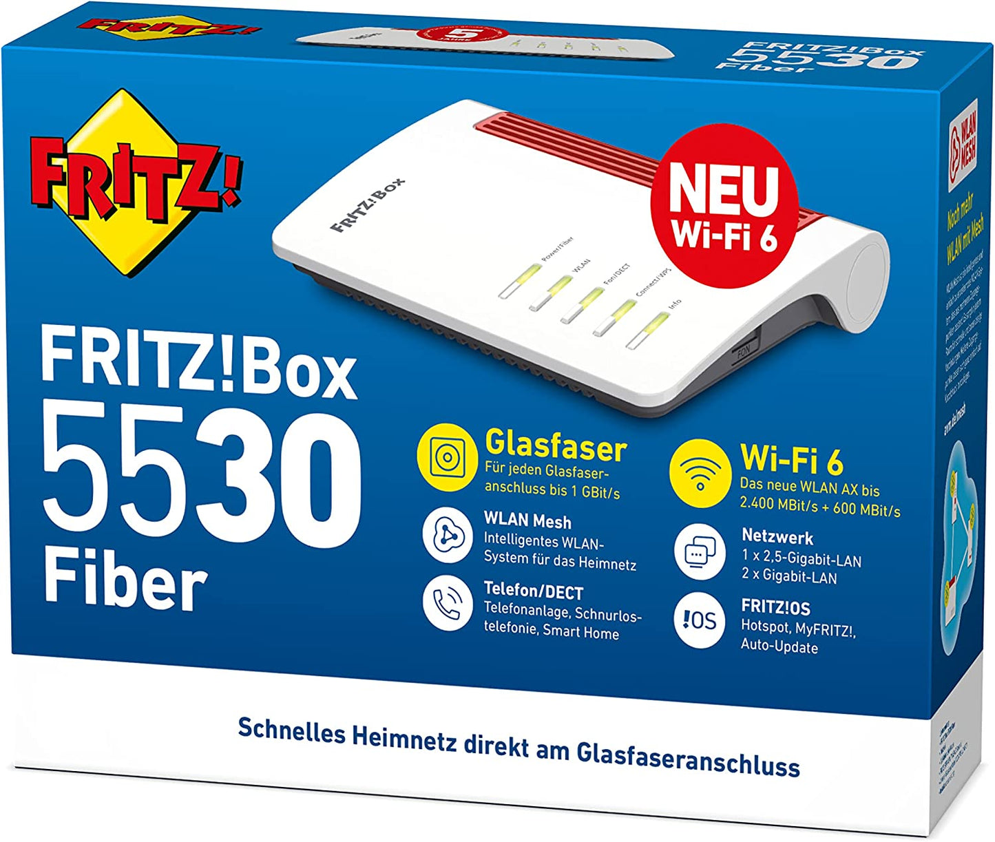 FRITZ!Box 5530 Fiber, Router, Single