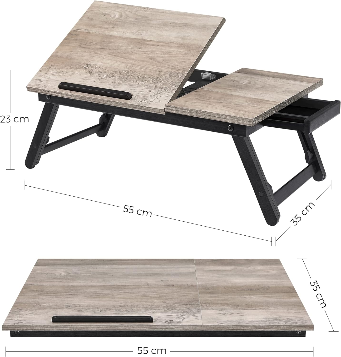 Laptoptisch, Greige