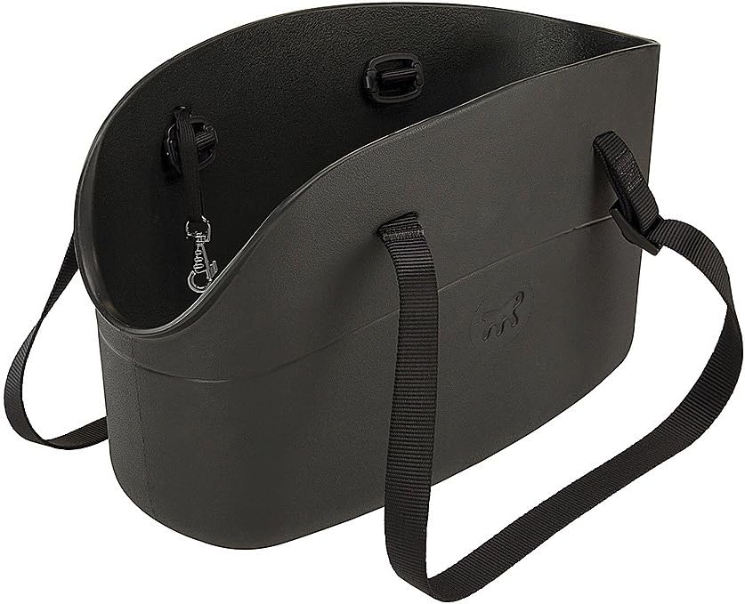 Transporttasche für Haustiere, L 35 x B 14 x H 22 cm; Sommer:Ueberzug ohne Plüsch; Schwarz