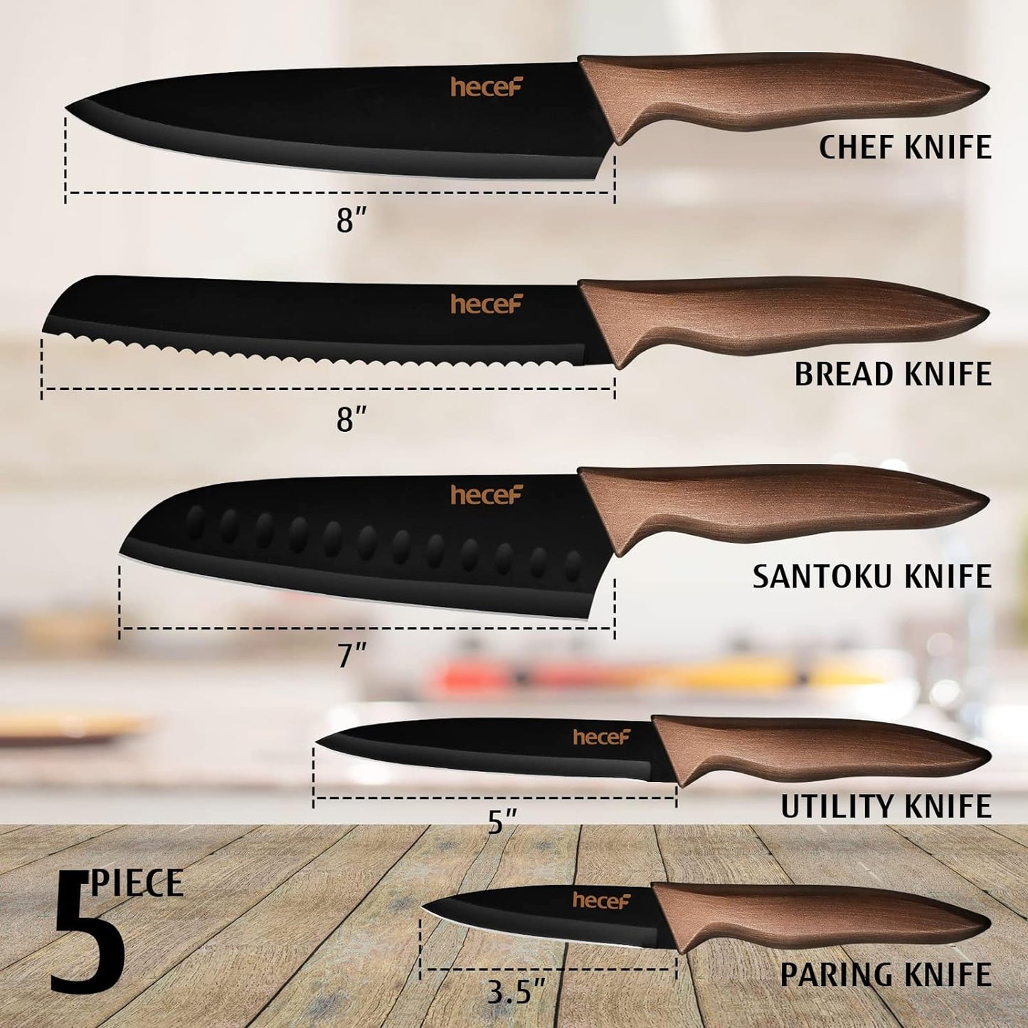 Küchenmesser Set, 8 inches