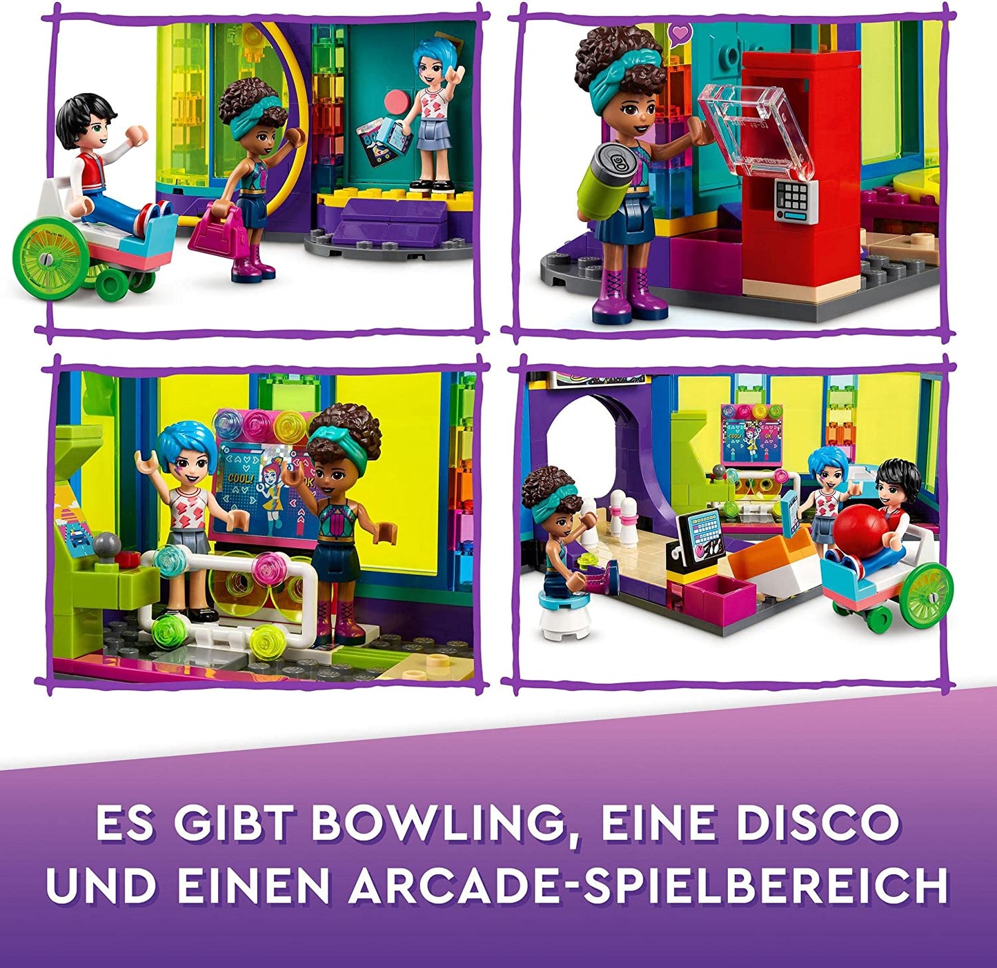 41708 Friends Rollschuhdisco, Konstruktionsspielzeug