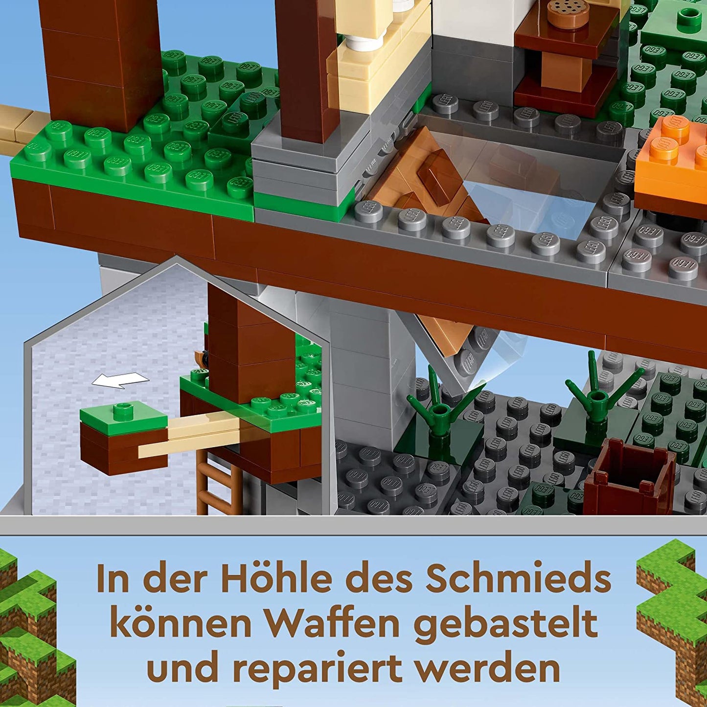 21183 Minecraft Das Trainingsgelände, Konstruktionsspielzeug