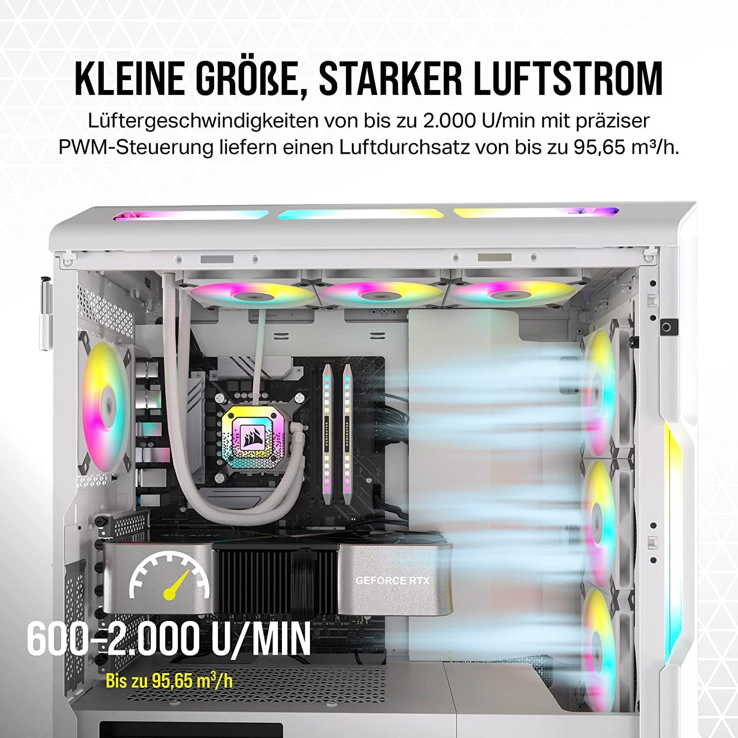 iCUE AF120 RGB Slim, Gehäuselüfter