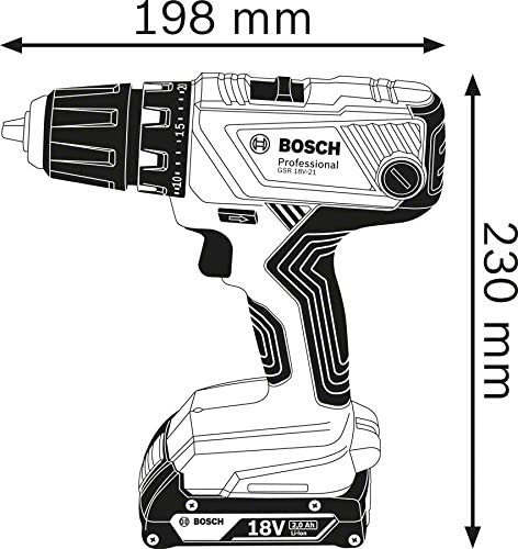 Akku-Bohrschrauber GSR 18V-21 Professional, 18Volt